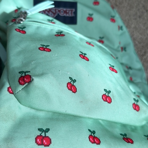 Jansport 8 Bit Cherries School Backpack - Picture 8 of 12